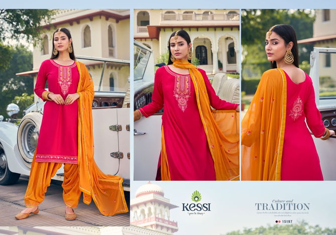 Patiala House Vol 101 By Kessi Jam Silk Cotton Punjabi Dress Material Wholesale Shop In Surat
